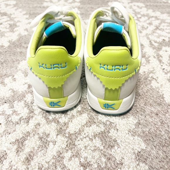 Kuru Atom Sneakers Comfort Walking Shoes White Leather Accents Women's 8 - Picture 4 of 10